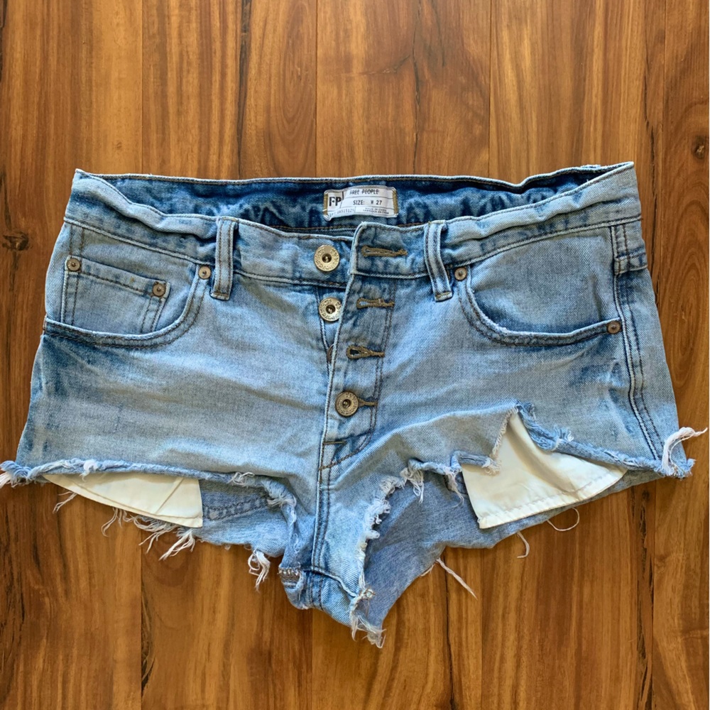 Free People Jean Shorts (size 27)